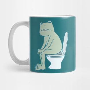 Funny Frog Toilet Mug